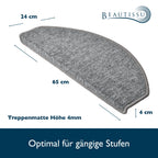 Beautissu XXL Treppenstufen Matten ProStair