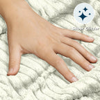 Beautissu Sherpa Decke Glitzereffekt Elisa