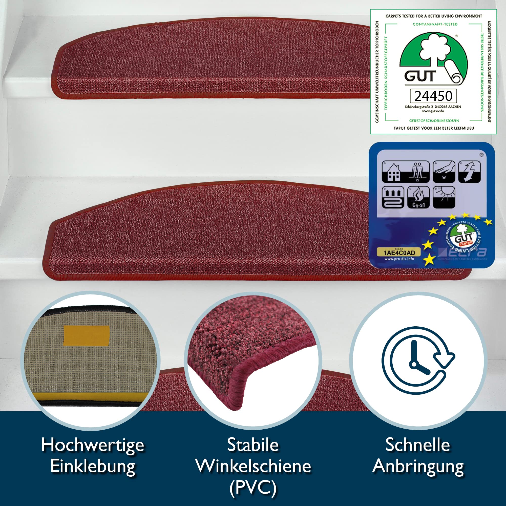 Beautissu XXL Treppenstufen Matten ProStair
