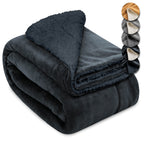 Beautissu Sherpa Decke Alina