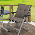 Beautissu Premium Gartenstuhlauflage Niedriglehner 105x50x7cm HighLux NL