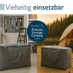 Beautissu Große Aufbewahrungstasche für Bettdecken, Kopfkissen, Klappmatratze