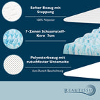 Beautissu 7 Zonen Matratzen Topper MT Lux