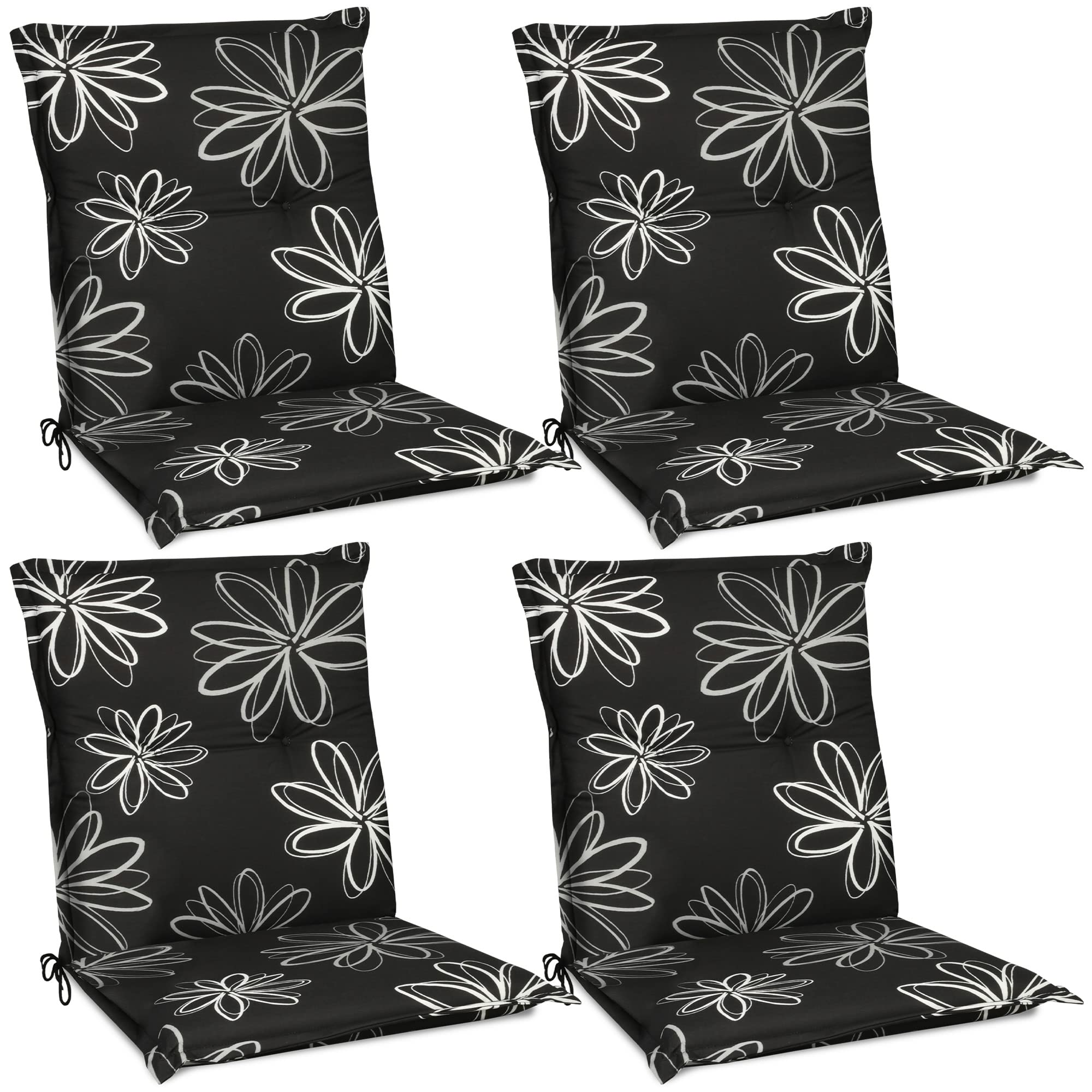 Beautissu Flores Niedriglehner Auflagen 100x50 cm
