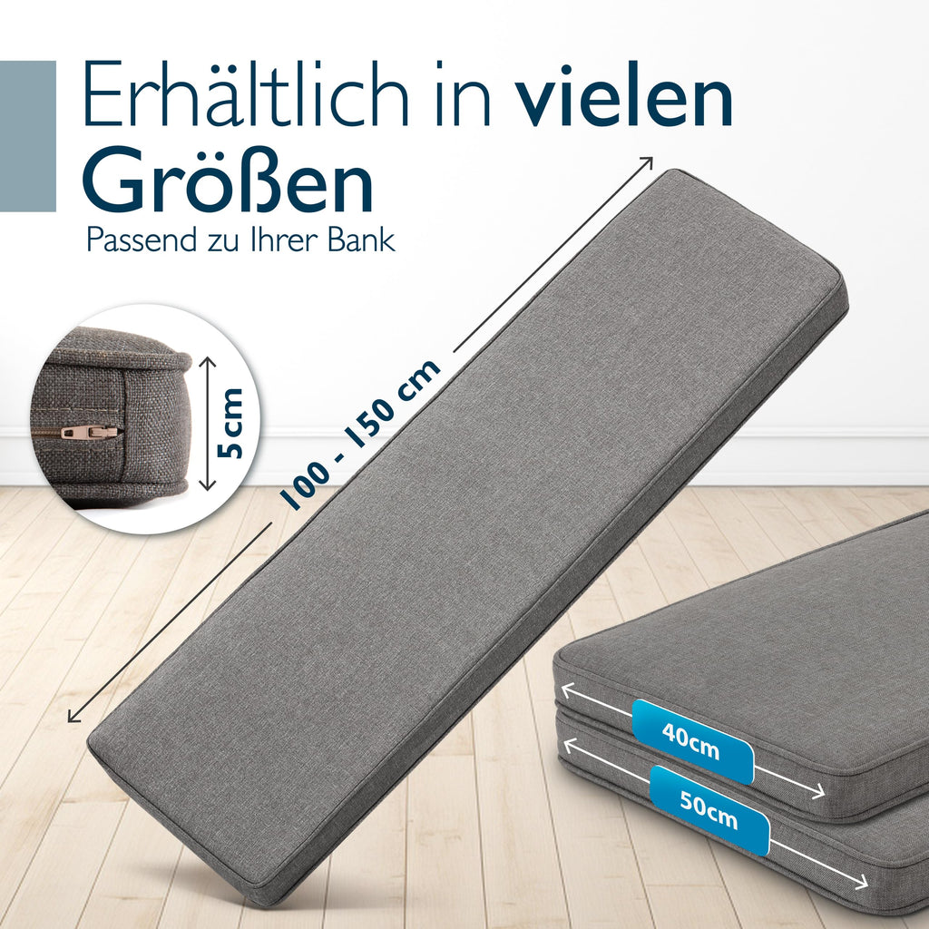Beautissu Bankauflage Outdoor Wetterfest – Calme BK