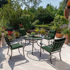 Beautissu Niedriglehner Auflage Gartenstuhl 100x50x6 cm Loft NL