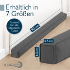 Beautissu Zugluftstopper für Türen & Fenster in div. Farben & Größen – Marin