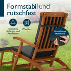 Beautissu Deckchair Auflage – 100% wasserdicht & wetterfest – QD-DC