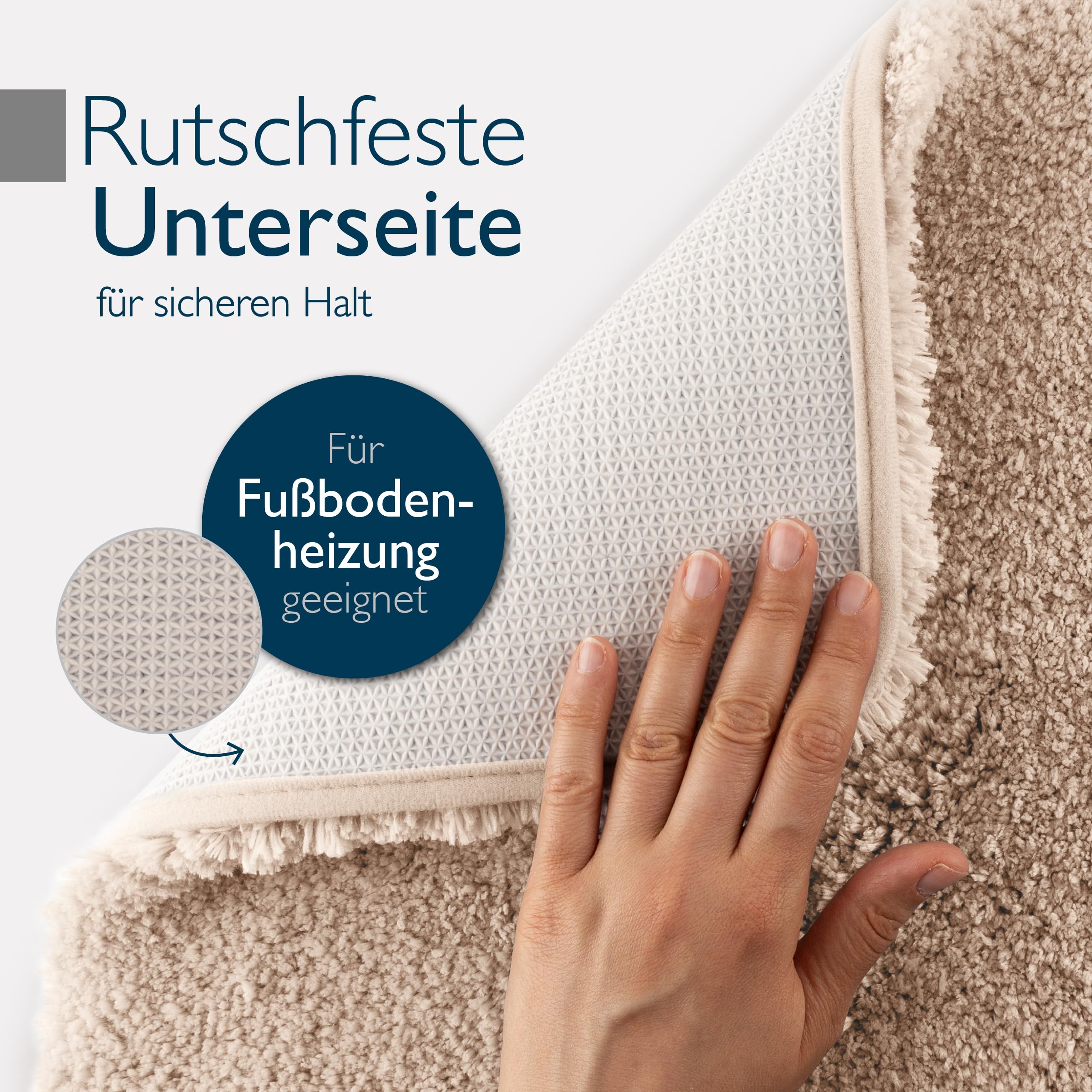 Beautissu Badematte rutschfest BeauMare FL