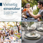 Beautissu 3tlg Biertischhussen Set