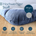 Beautissu 4er Set Premium Stuhlkissen 40x40 cm HighLux SK
