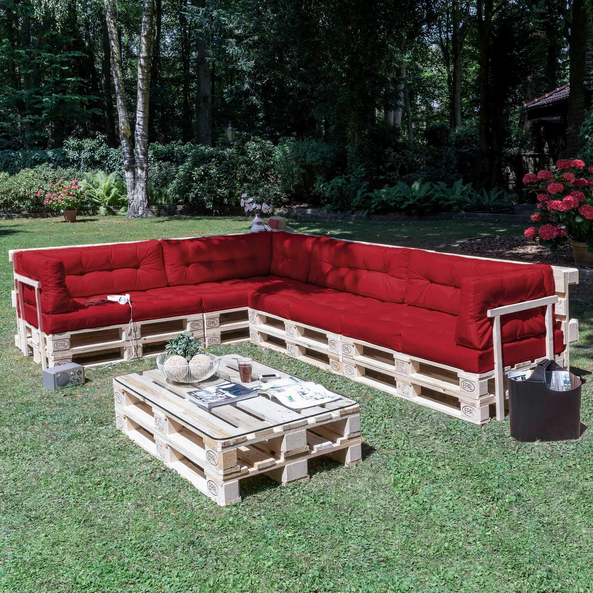 Beautissu Palettenkissen Outdoor Elements