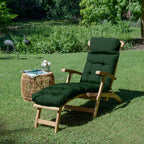 Beautissu Bequeme Liegenauflage Deckchair & Sonnenliegen 200x50cm Flair DC