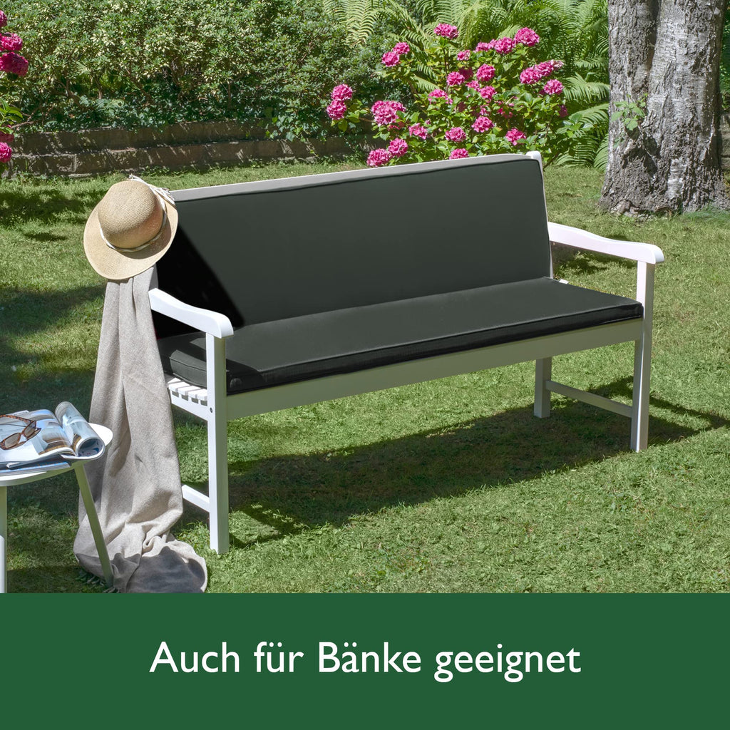 Beautissu Hollywoodschaukel 3 Sitzer Polsterauflagen 2er Set Loft HS