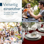 Beautissu 3tlg Biertischhussen Set