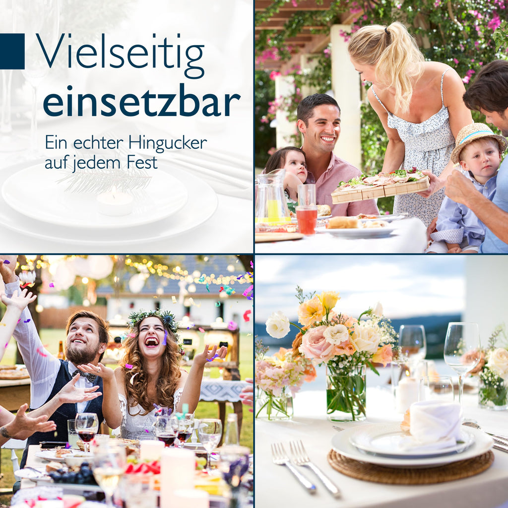 Beautissu 3tlg Biertischhussen Set