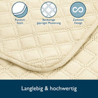 Beautissu Tagesdecke in Steppoptik Olivia