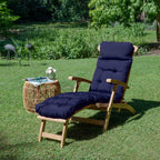 Beautissu Bequeme Liegenauflage Deckchair & Sonnenliegen 200x50cm Flair DC