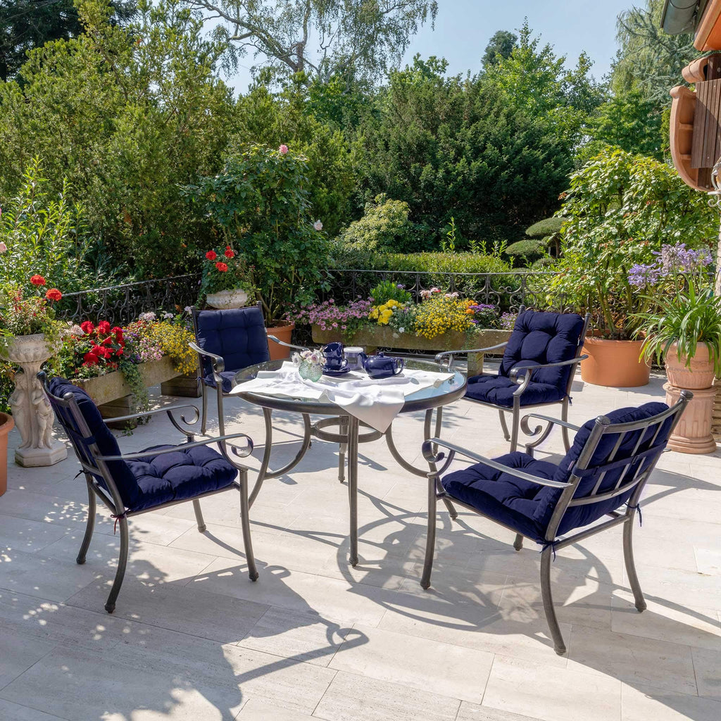 Beautissu Niedriglehner Auflagen Set Flair NL 100x50x8cm