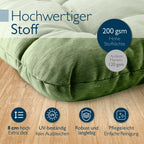 Beautissu 4er Set Premium Stuhlkissen 40x40 cm HighLux SK