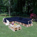 Beautissu Set Palettenkissen Outdoor Style