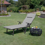 Beautissu Gartenliege Auflage Sonnenliege 200x60x5 cm Loft RL