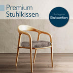 Beautissu 4er Set Premium Stuhlkissen 40x40 cm HighLux SK