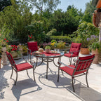 Beautissu Niedriglehner Auflage Gartenstuhl 100x50x6 cm Loft NL