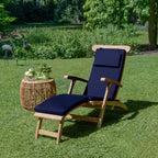 Beautissu Luxus Deckchair Auflage Sonnenliege 175x45x5cm LoftLux DC