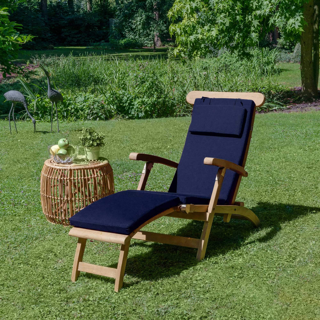 Beautissu Luxus Deckchair Auflage Sonnenliege 175x45x5cm LoftLux DC