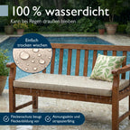 Beautissu Bankauflage 100% Wasserdicht – in div. Farben & Größen – QD-BK