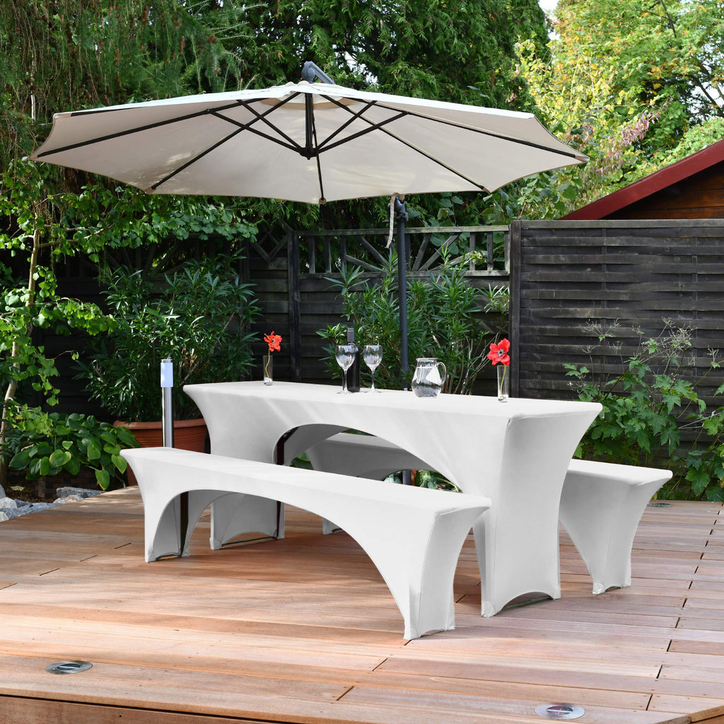 Beautissu Stretchhussen Set 3tlg. Victoria