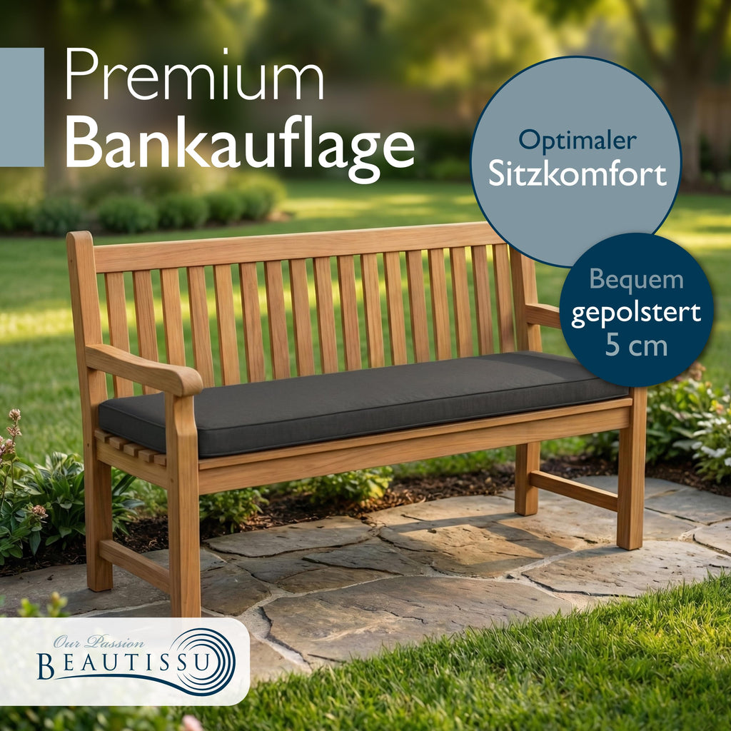 Beautissu Bankauflage Outdoor Wetterfest – Calme BK