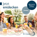 Beautissu 3tlg Biertischhussen Set