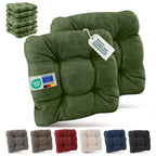 Beautissu 4er Set Premium Stuhlkissen 40x40 cm HighLux SK