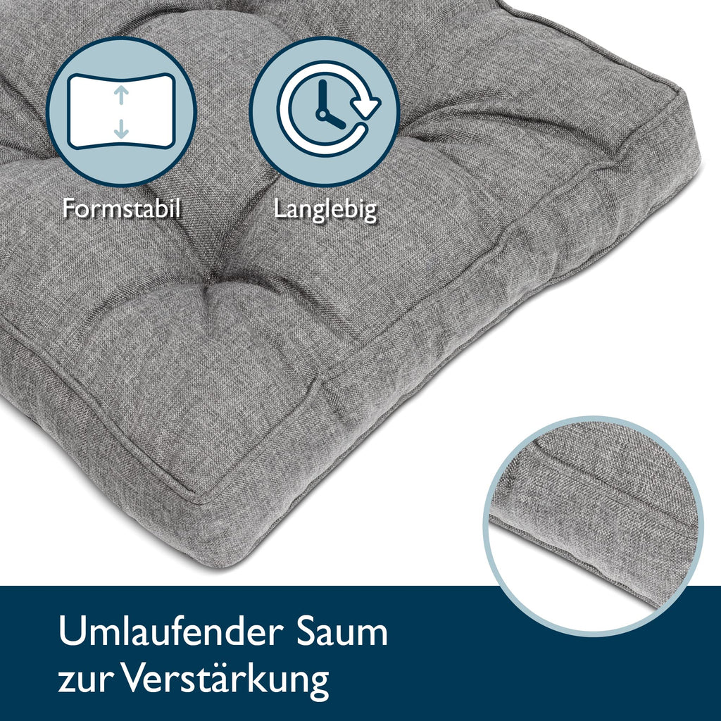 Beautissu Outdoor Loungekissen 60x60cm BeauFlair