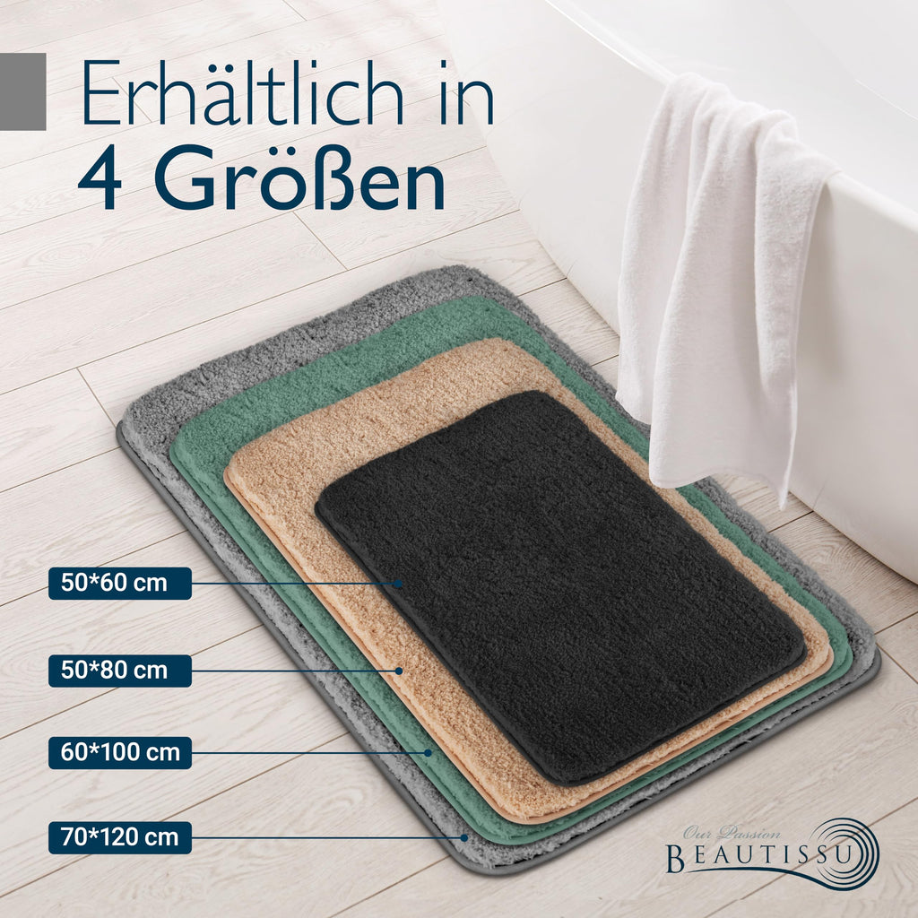 Beautissu Badematte rutschfest BeauMare FL