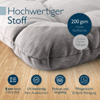 Beautissu 4er Set Premium Stuhlkissen 40x40 cm HighLux SK