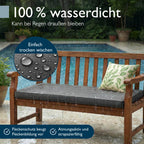 Beautissu Bankauflage 100% Wasserdicht – in div. Farben & Größen – QD-BK