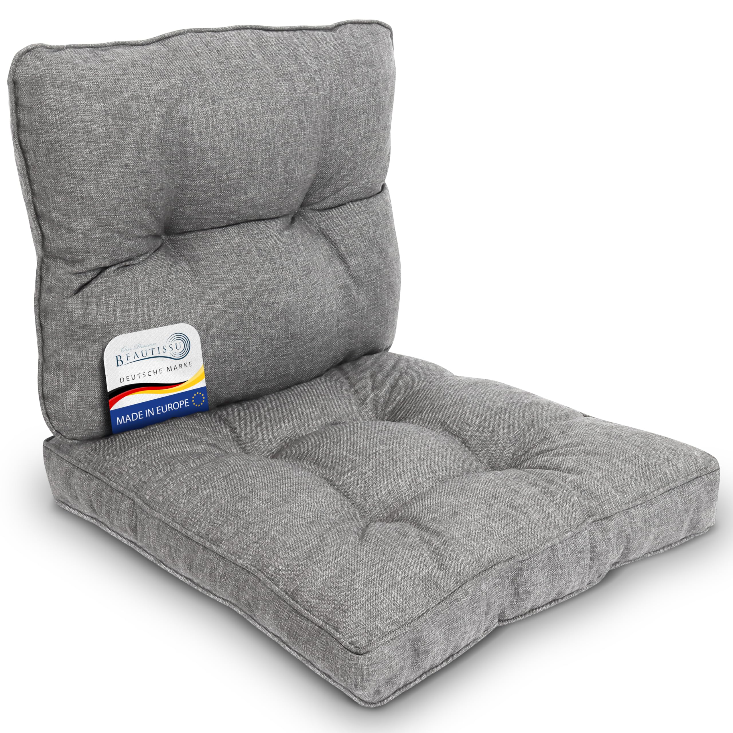 Beautissu Outdoor Loungekissen 60x60cm BeauFlair