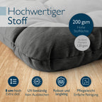 Beautissu 4er Set Premium Stuhlkissen 40x40 cm HighLux SK