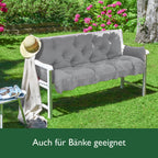 Beautissu Sitzkissen für Hollywoodschaukel 180x50x8cm Flair HS