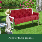Beautissu Sitzkissen für Hollywoodschaukel 180x50x8cm Flair HS