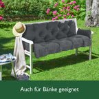 Beautissu Sitzkissen für Hollywoodschaukel 180x50x8cm Flair HS