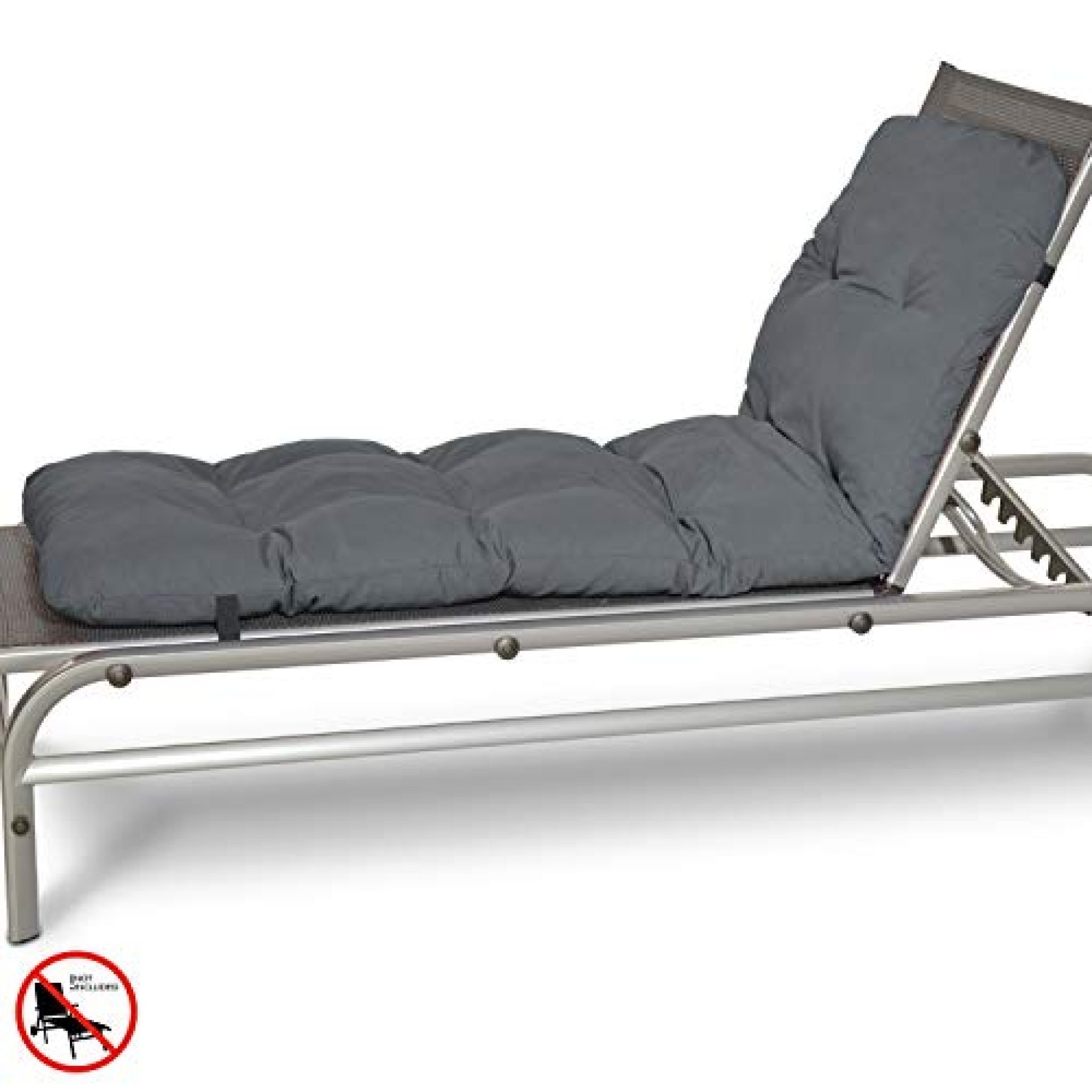 Beautissu Auflage für Gartenliege Flair RL Deckchair Auflage 190x60x8