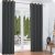 Beautissu 2er Set Gardine Thermovorhang Amelie 140×245 cm Ösen-Schal Vorhang – viele Farben