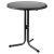 Beautissu Bistrotisch Anthrazit Emma Balkontisch rund Ø 60 Gartentisch 70 cm hoch